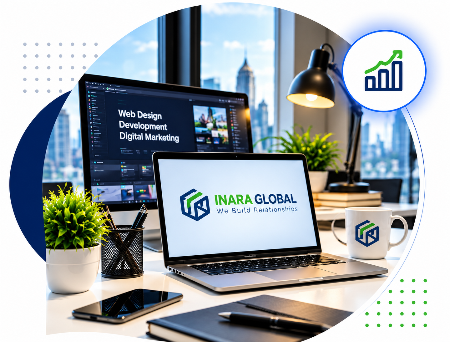 INARA GLOBAL website design, development and digital marketing services